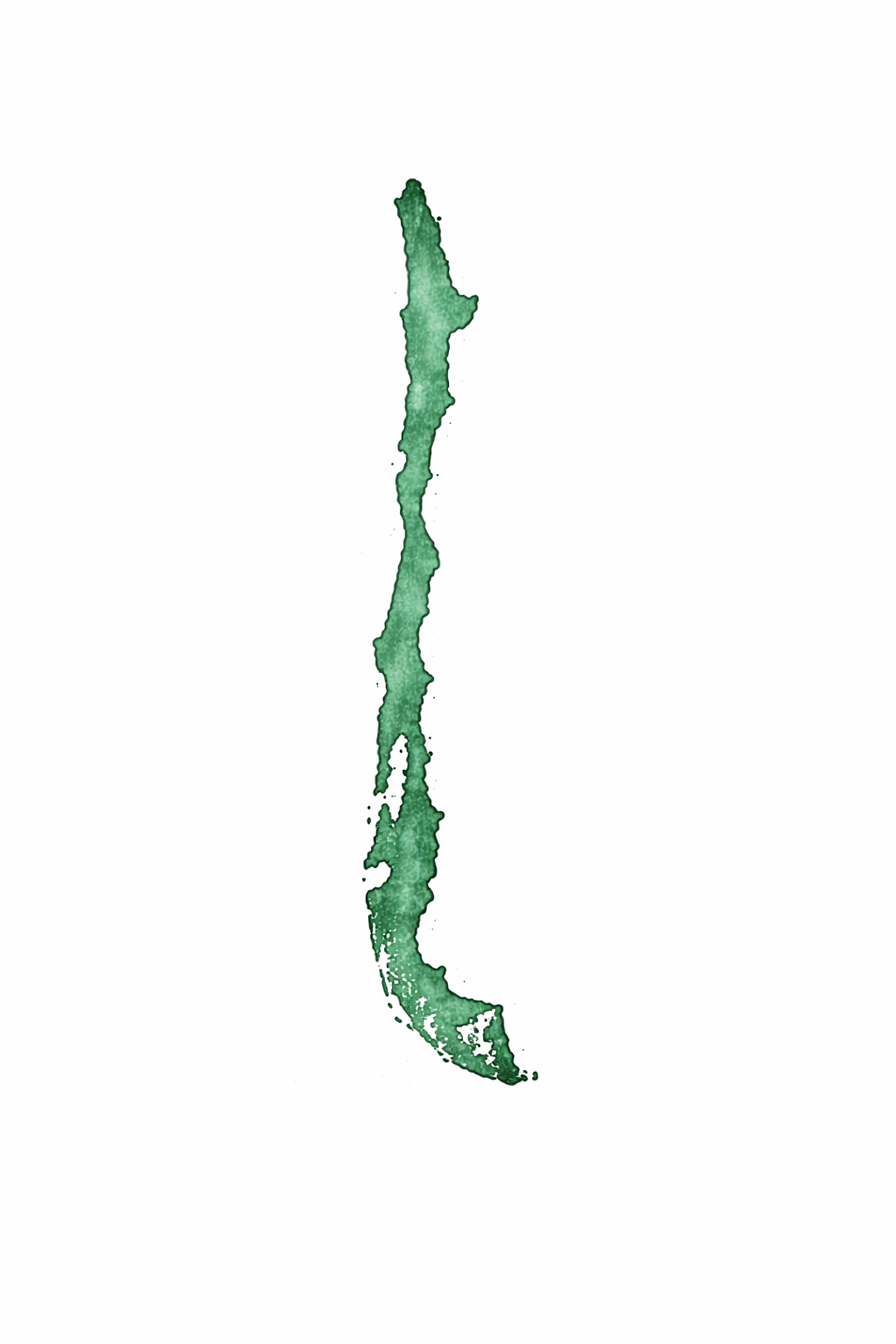 Carte du Chili